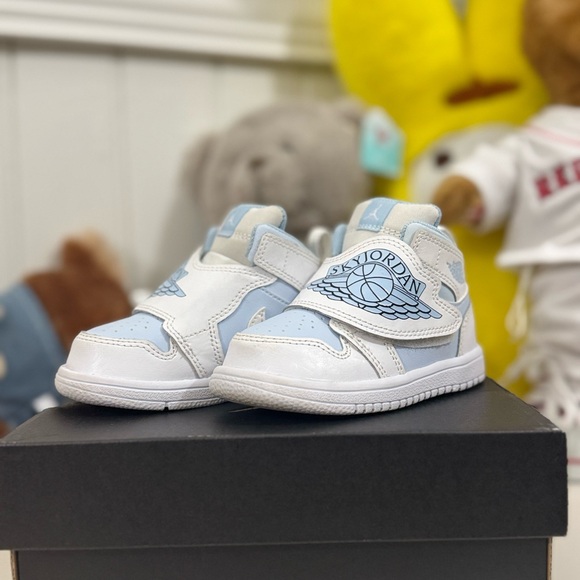 Jordan Other - Jordan Kids Sneakers - White and Light Blue